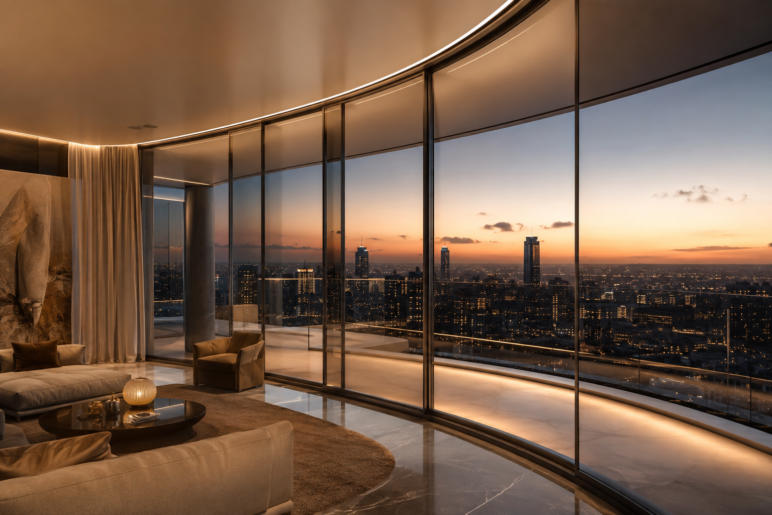 Ounce Architectural High-Rise Tower